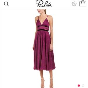 Jay Godfrey size 0 Plum Midi Dress